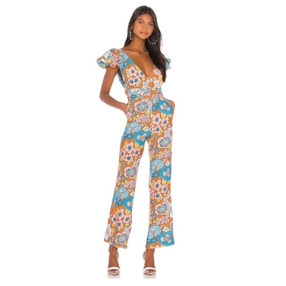 Dodo Bar Or Jenny Floral Jumpsuit. - Picture 1 of 7